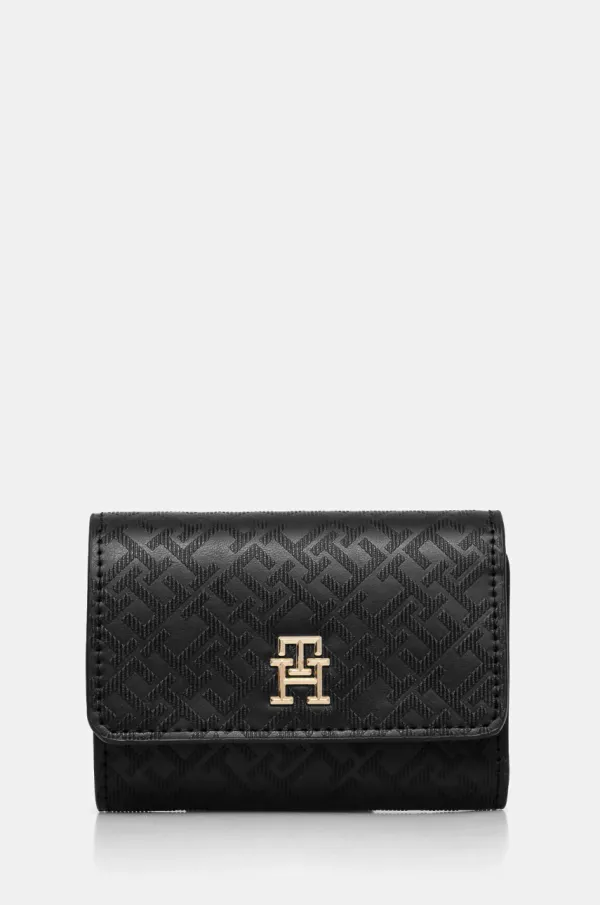 Tommy Hilfiger Denarnica Tommy Hilfiger ženska, črna barva, AW0AW17257