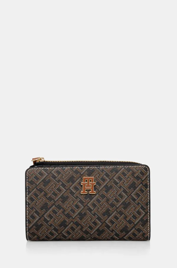 Tommy Hilfiger Denarnica Tommy Hilfiger ženska, rjava barva, AW0AW17417