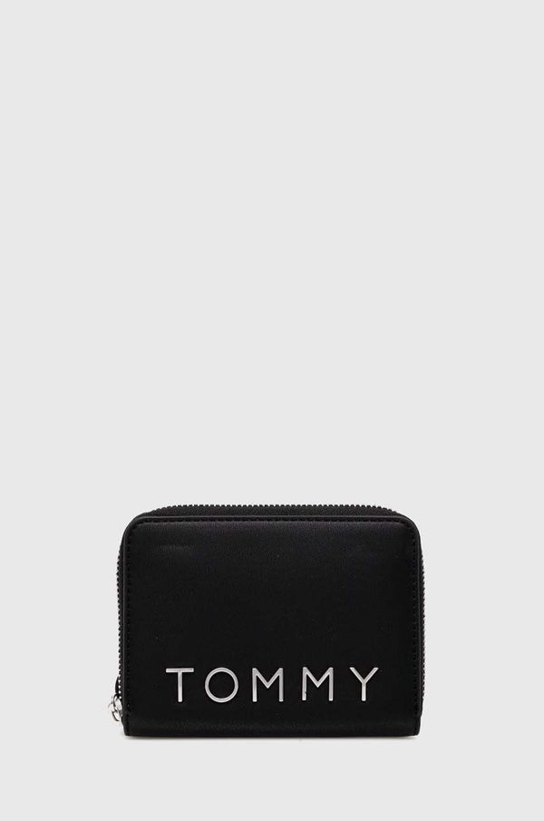 Tommy Jeans Denarnica Tommy Jeans ženska, črna barva, AW0AW16390