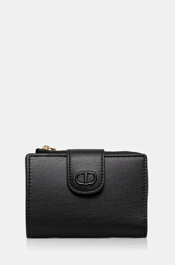 Twinset Denarnica Twinset ženska, črna barva, 251TH7035