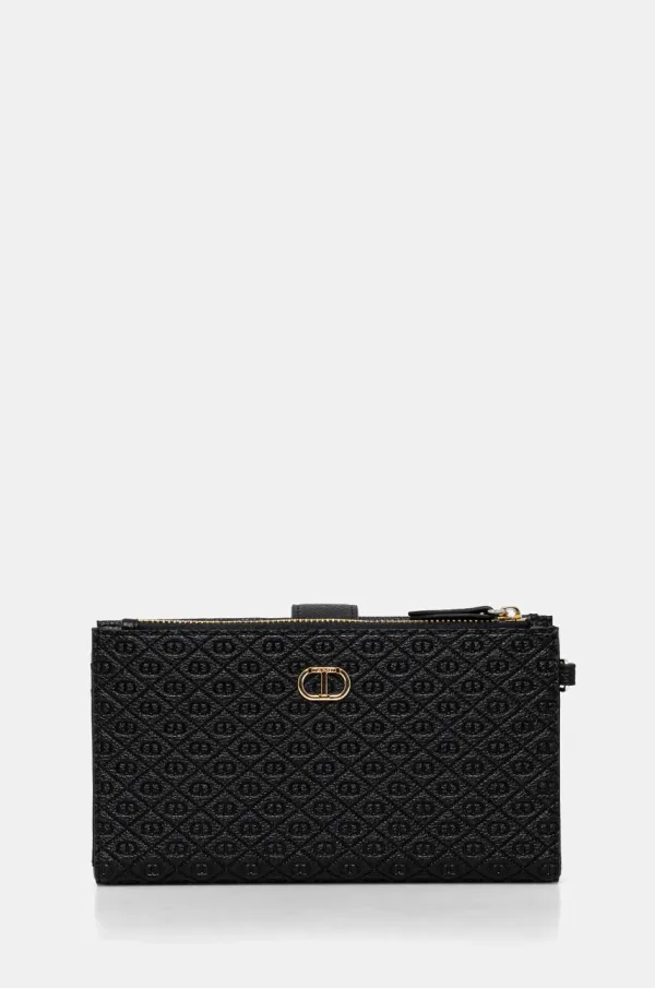 Twinset Denarnica Twinset ženska, črna barva, 251TH7036