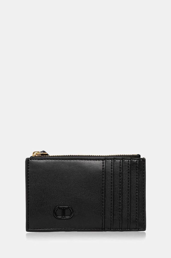 Twinset Denarnica Twinset ženska, črna barva, 251TH7051