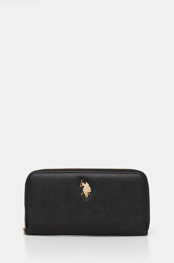 U.S. Polo Assn. Denarnica U.S. Polo Assn. Jones ženska, črna barva, BIUJE8381WVP