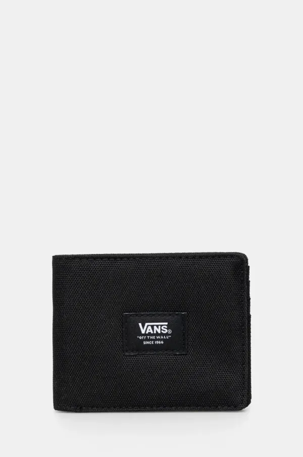 Vans Denarnica Vans moška, črna barva, VN000F0CBLK1