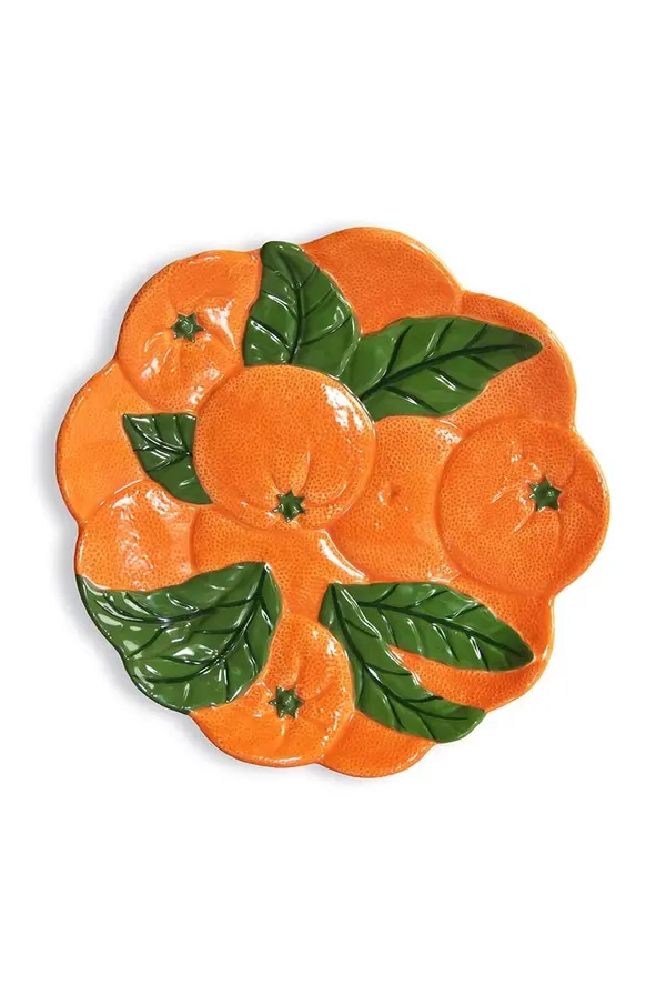 &k amsterdam Desertni krožnik &k amsterdam orange 23,5 cm