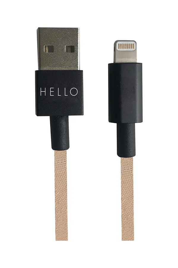 Design Letters Design Letters kabel za napajanje USB-C Lightning 1 m