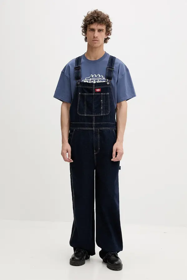 Dickies Dickies kavbojke z naramnicami denim moške