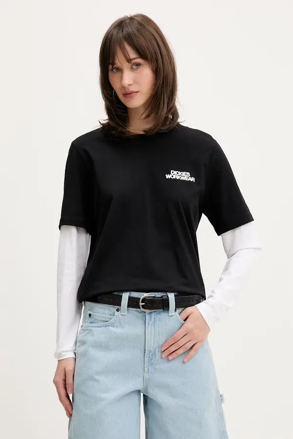 Dickies Dickies majica z dolgimi rokavi ženska bombažna