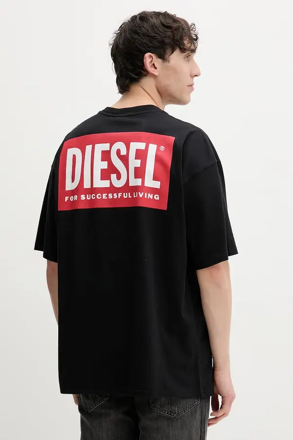 Diesel Diesel Bombažna kratka majica Diesel T-BOXT-BISK