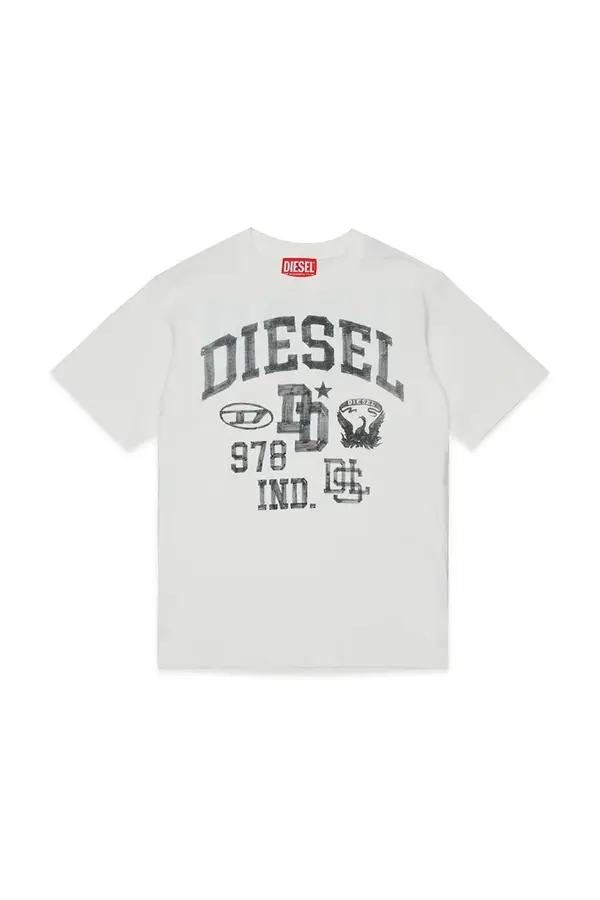 Diesel Diesel kratka majica otroška bombažna TBAND OVER T-SHIRT