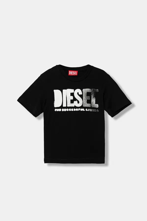 Diesel Diesel Otroška bombažna kratka majica Diesel THIDE OVER T-SHIRT