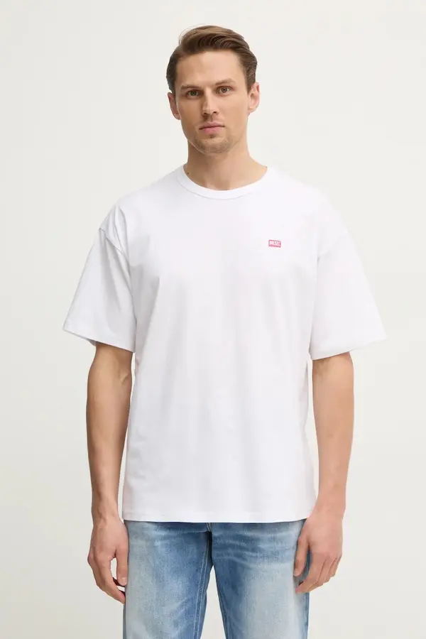 Diesel Diesel oversize kratka majica moška bombažna T-BOXT-R30 T-SHIRT