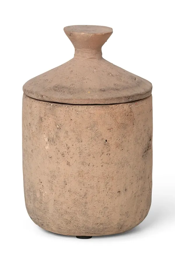 ferm LIVING Dišeča sojina sveča ferm LIVING Ura Pale Sienna bež barva