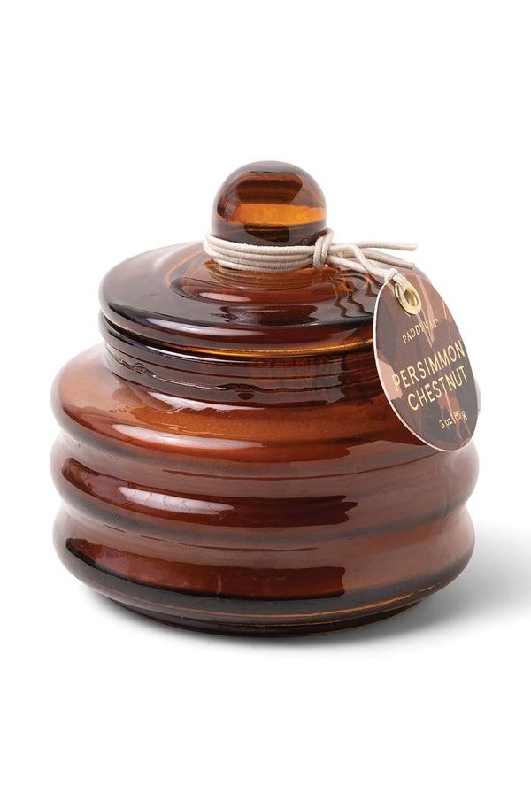 Paddywax Dišeča sojina sveča Paddywax Amber& Persimmon Chestnut 85 g