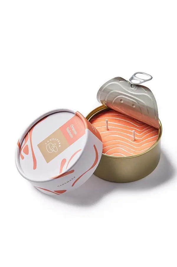 CandleCan Dišeča sveča CandleCan Orange Salmon