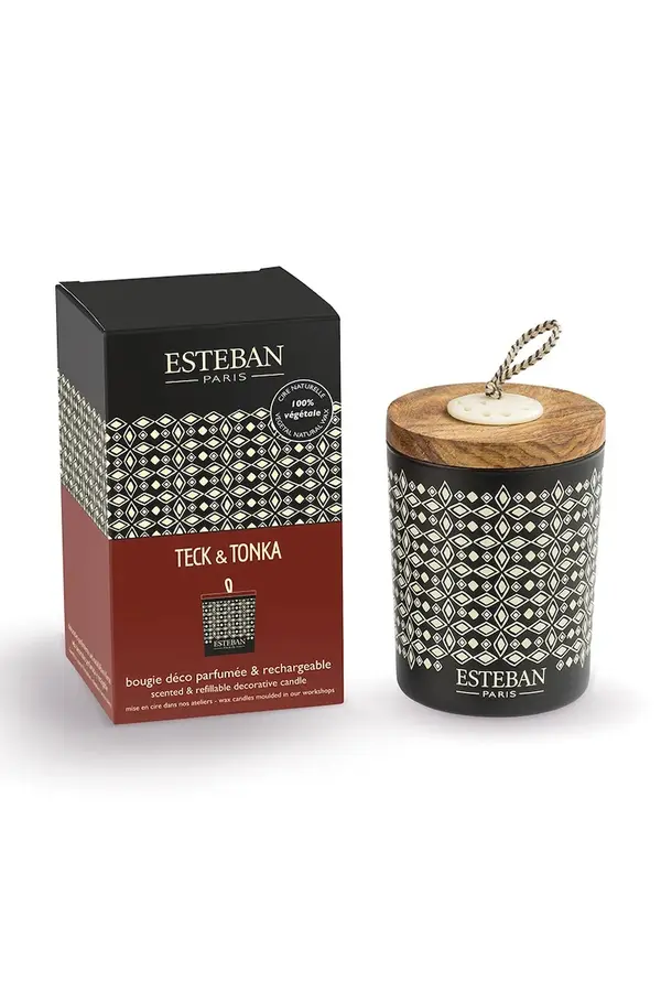 Esteban Dišeča sveča Esteban Teck & Tonka 180 g