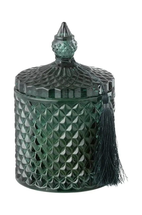 J-Line Dišeča sveča J-Line Cedar Breeze zelena barva