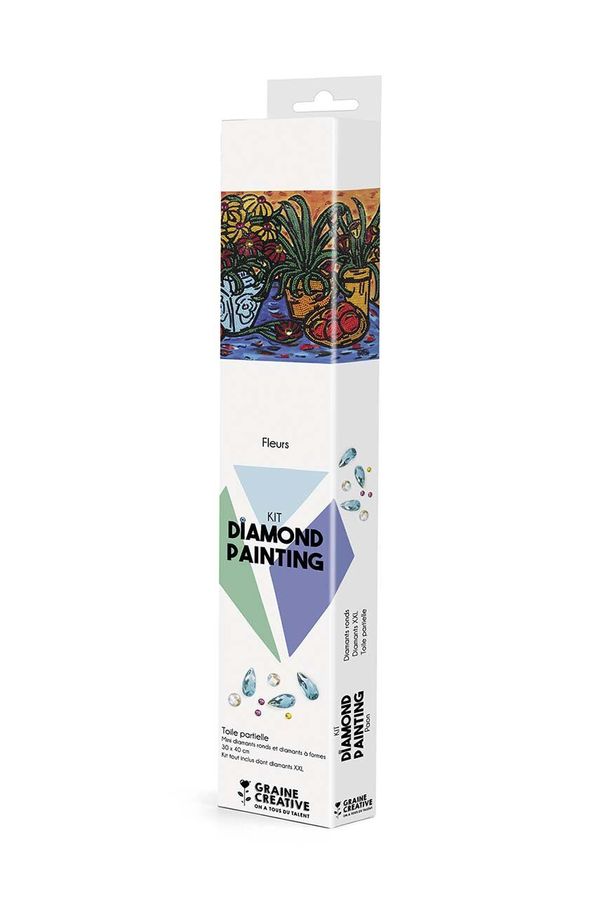 Graine Creative Diy komplet Graine Creative Diamond Painting Fleurs