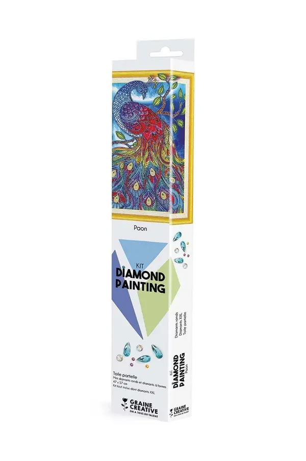 Graine Creative Diy komplet Graine Creative Diamond Painting Paon