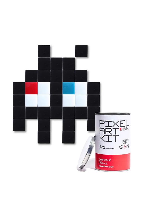 Pixel Corner Diy komplet za diamantni mozaik Pixel Corner Little Alien(s) Black črna barva