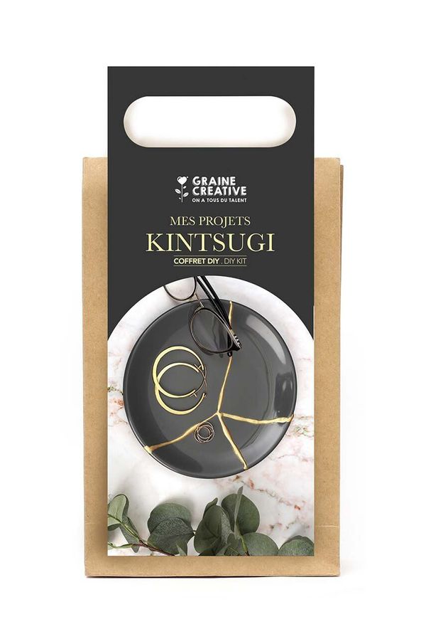 Graine Creative Diy set za izdelavo dekoracije po metodi kintsugi Graine Creative Kintsugi Kit