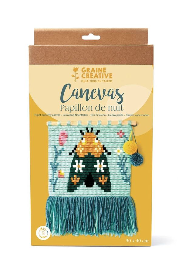 Graine Creative Diy set za izdelavo stenske dekoracije Graine Creative Papillon de nuit