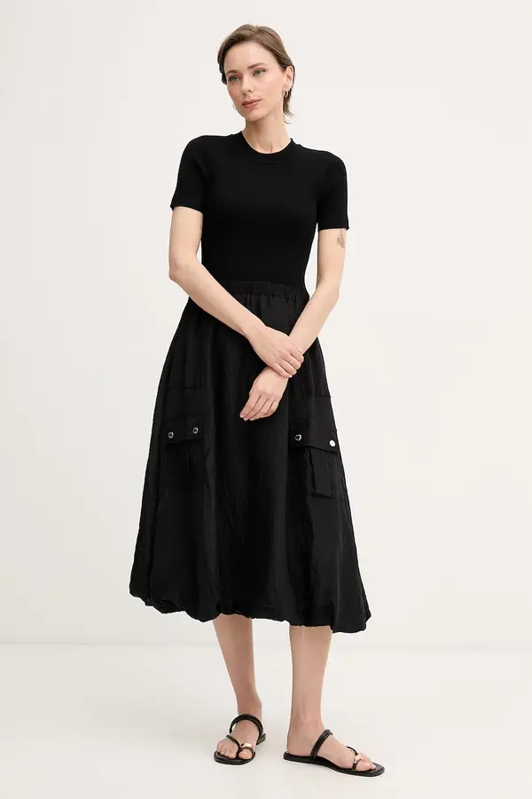 DKNY DKNY balonasta obleka viskozna