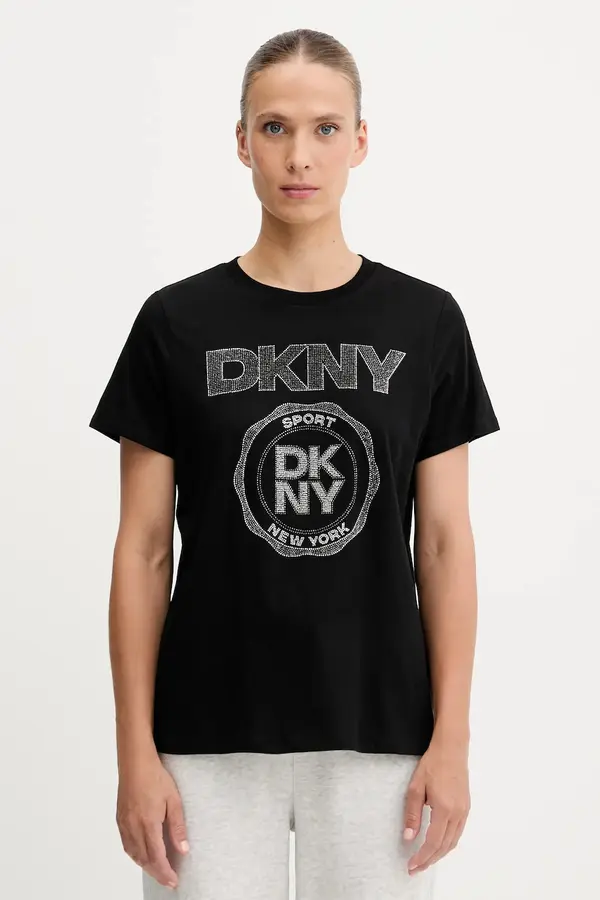 DKNY DKNY Bombažna kratka majica Dkny