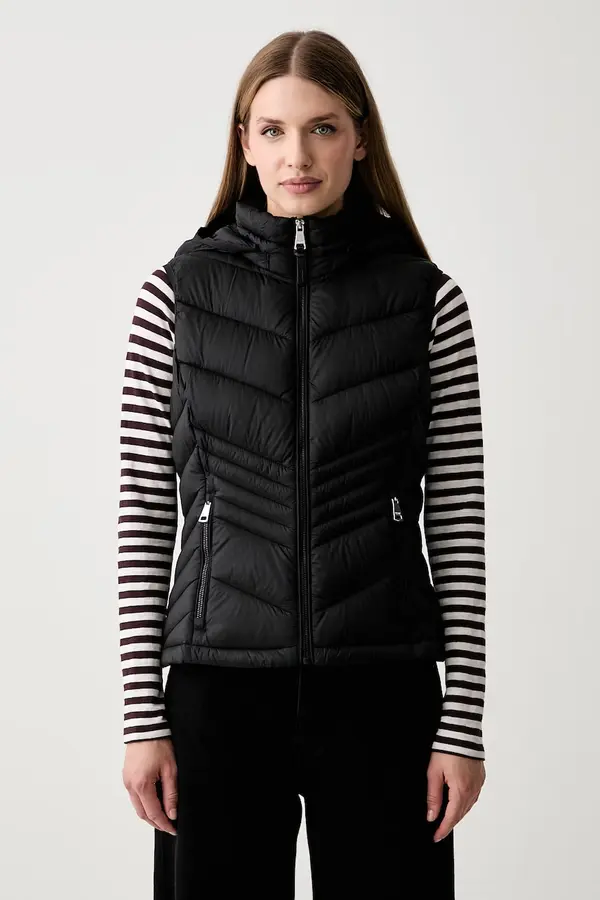 DKNY DKNY brezrokavnik s kapuco ženski