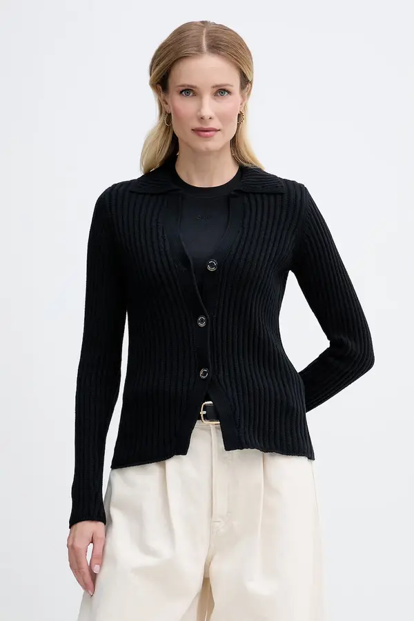 DKNY DKNY kardigan ženski bombažen