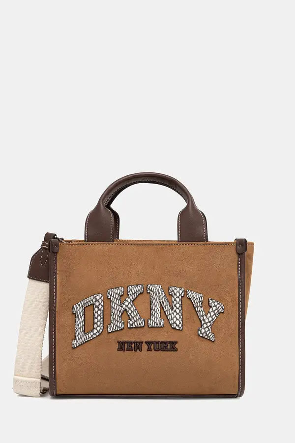 DKNY DKNY klasična torbica ženska iz imitacije semiša