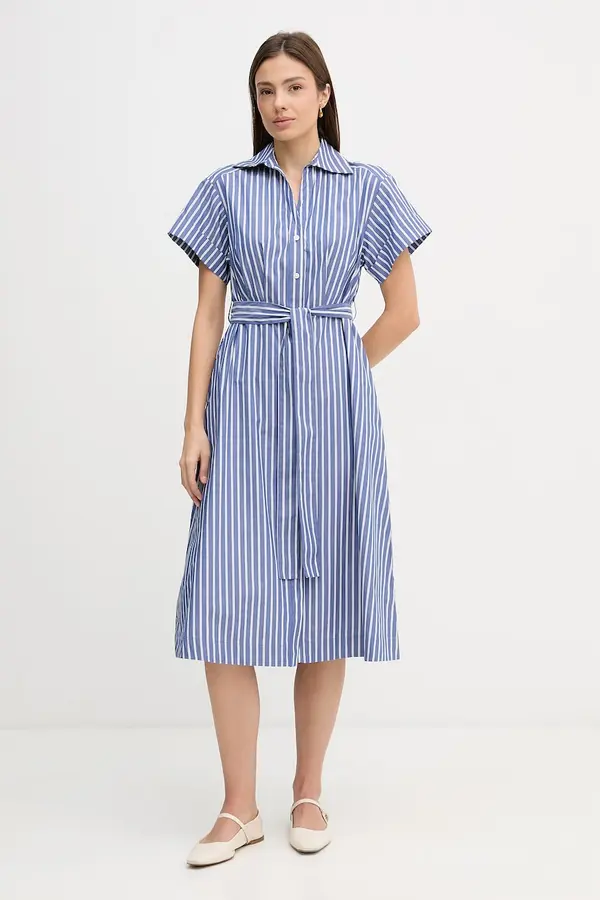 DKNY DKNY poletna obleka bombažna