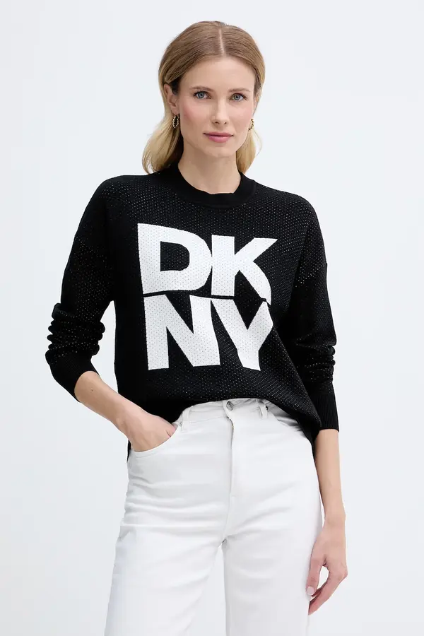 DKNY DKNY pulover ženski z viskozo