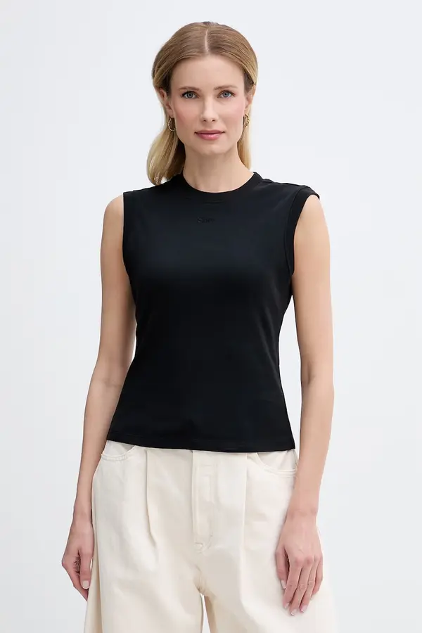 DKNY DKNY top ženski bombažen
