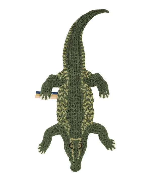 Doing Goods Doing Goods Volnena preproga Doing Goods Coolio Crocodile 202 x 89 cm