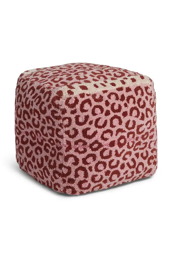 Doing Goods Doing Goods Vreča za sedenje Doing Goods Pink Leopard Pouf S