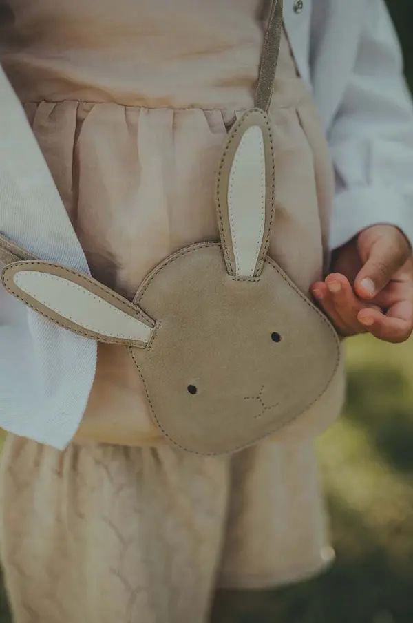 Donsje Donsje Otroška usnjena torbica Donsje Britta Classic Purse Bunny