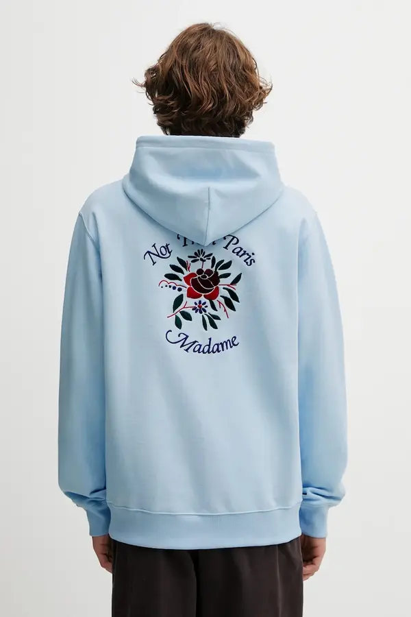 Drôle de Monsieur Drôle de Monsieur Bombažen pulover Drôle de Monsieur Hoodie Slogan Rose