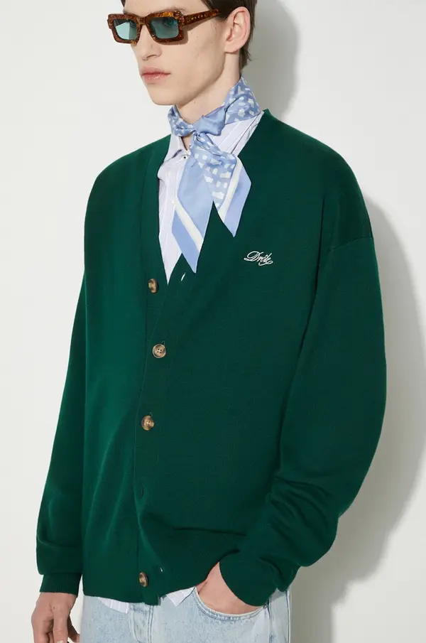 Drôle de Monsieur Drôle de Monsieur kardigan moški volnen Le Cardigan Drôle