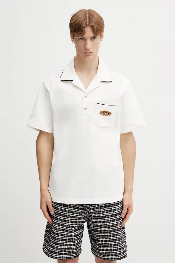 Drôle de Monsieur Drôle de Monsieur polo majica moška bombažna Patch