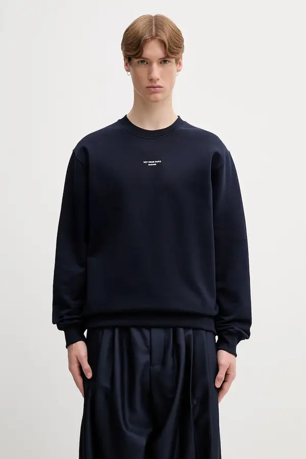 Drôle de Monsieur Drôle de Monsieur pulover moški bombažen Le Sweatshirt Slogan Classique