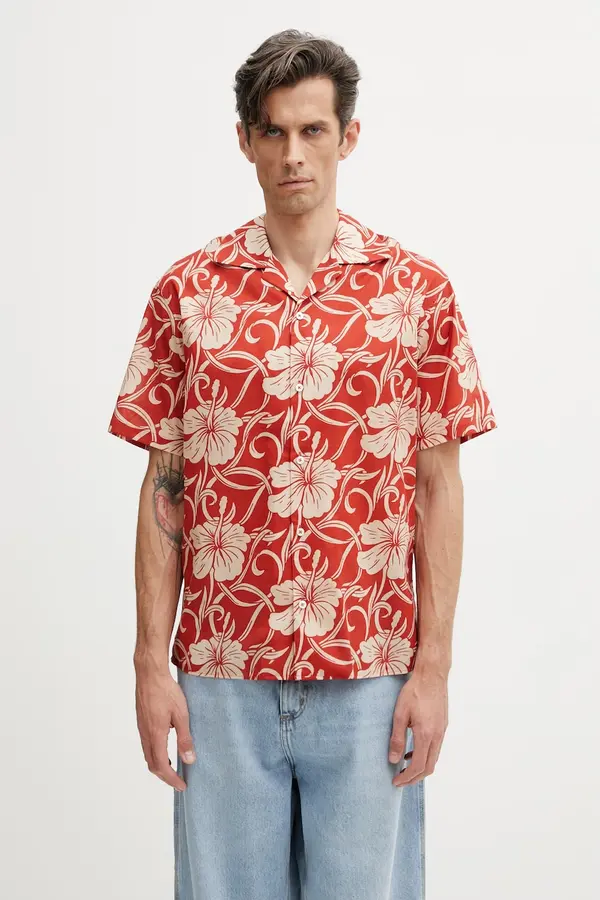 Drôle de Monsieur Drôle de Monsieur srajca moška bombažna Hibiscus Monoramme