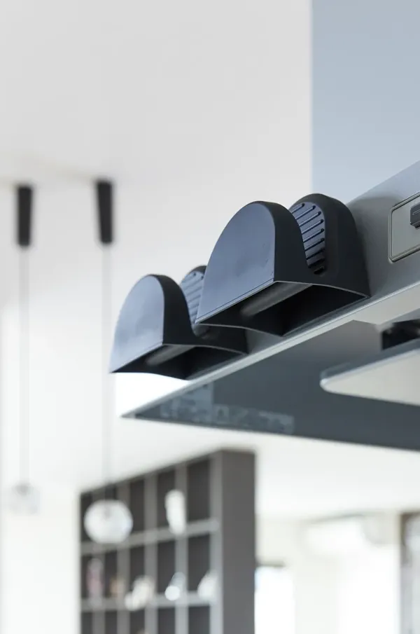 Yamazaki Držalo za posodo Yamazaki Tower 2-pack črna barva