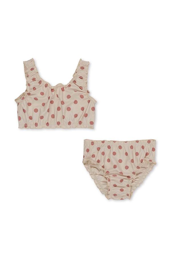 Konges Sløjd Dvodelne otroške kopalke Konges Sløjd roza barva