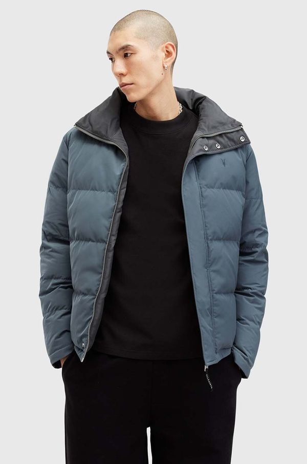 AllSaints Dvostranska jakna AllSaints NOVERN moška, vijolična barva, M011OZ