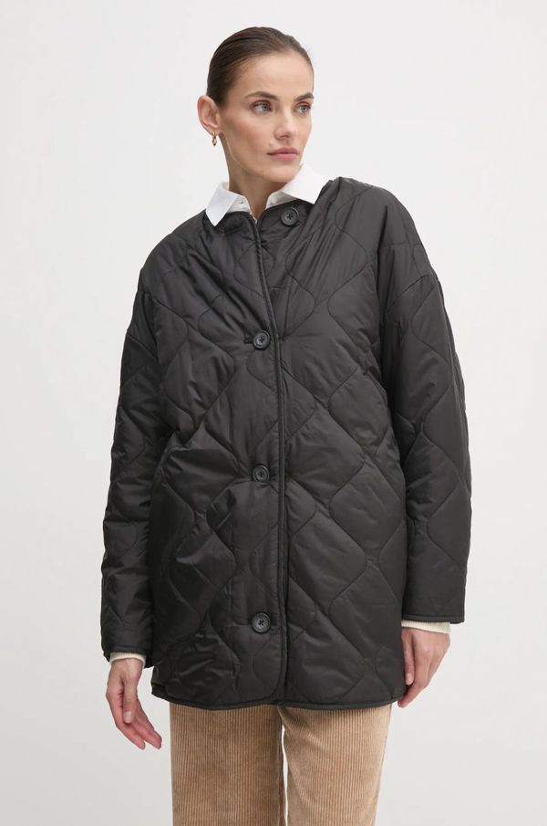 United Colors of Benetton Dvostranska jakna United Colors of Benetton ženski, črna barva, 23P8DN06M