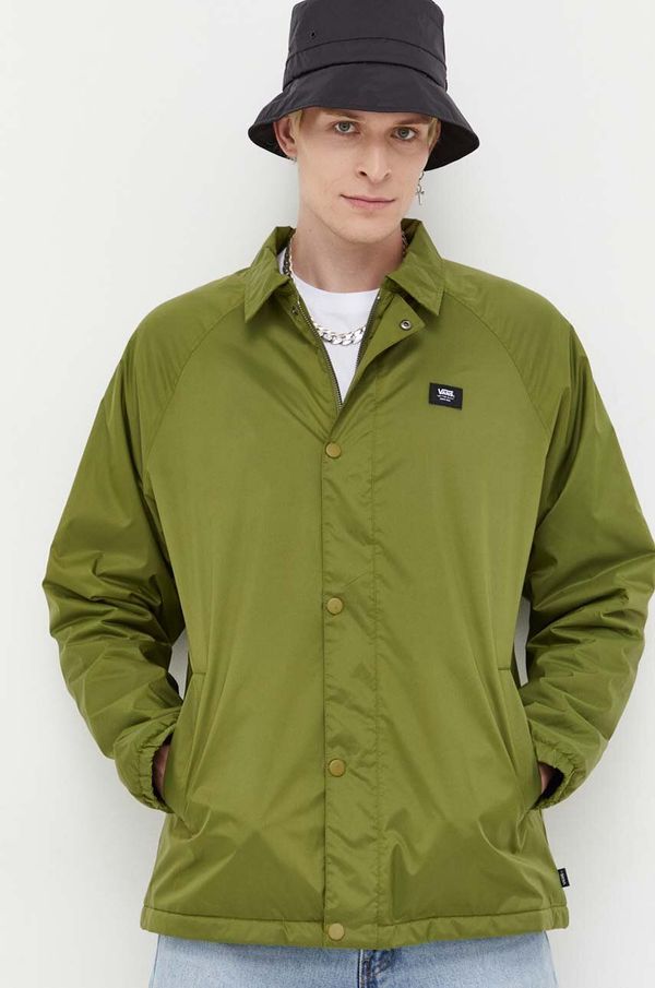 Vans Dvostranska jakna Vans moška, zelena barva