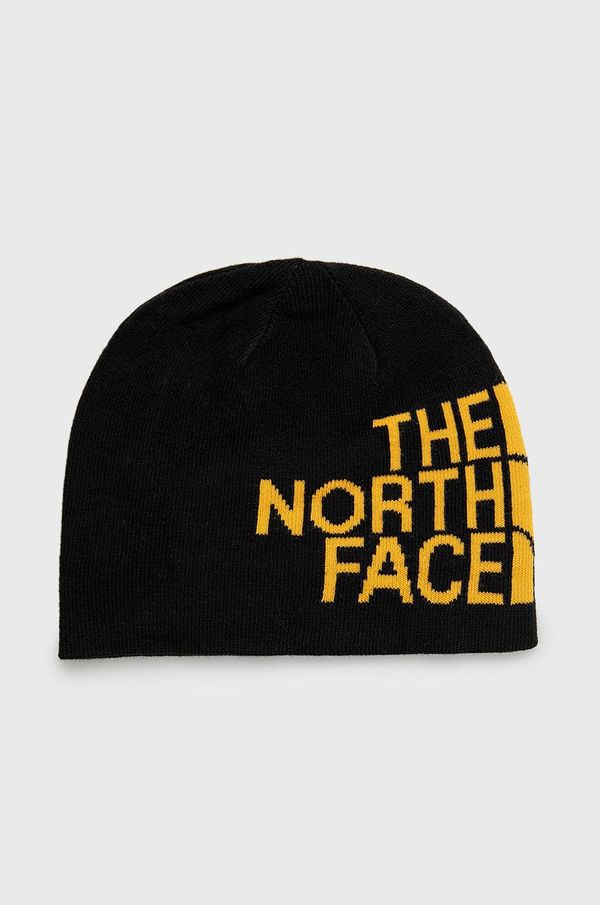 The North Face Dvostranska kapa The North Face črna barva,