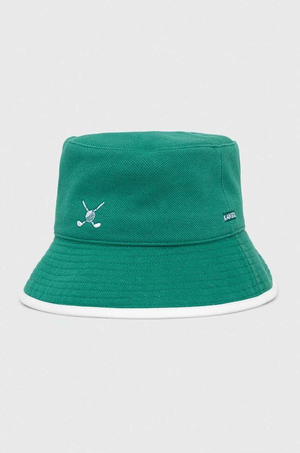 Kangol Dvostranski klobuk Kangol zelena barva