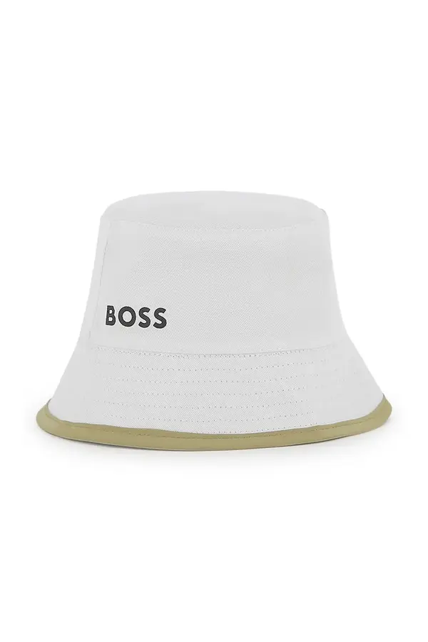 BOSS Dvostranski otroški klobuk BOSS